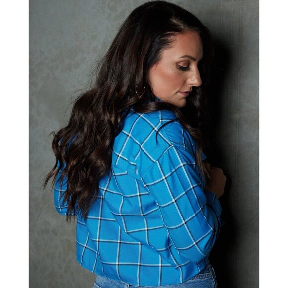 Dixxon Shirt Womens 2XL Blue Brentwood Flannel NWT - Picture 4 of 5